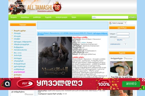 Tamashebi.Net - უამრავი თამაში ყველა ასაკის ადამიანისთვის